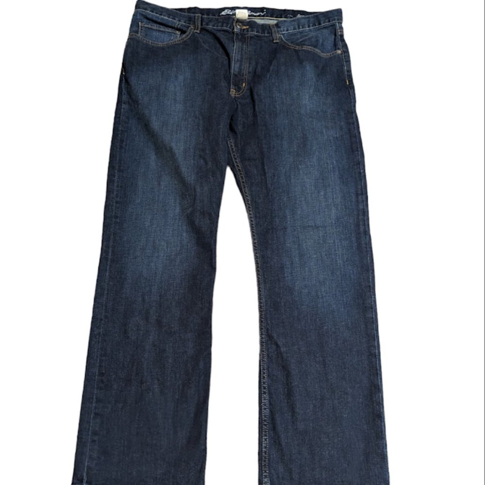 Eddie Bauer Men's Jeans 38x30 - Straight Leg - Medium/Dark Wash - Made in Mexico